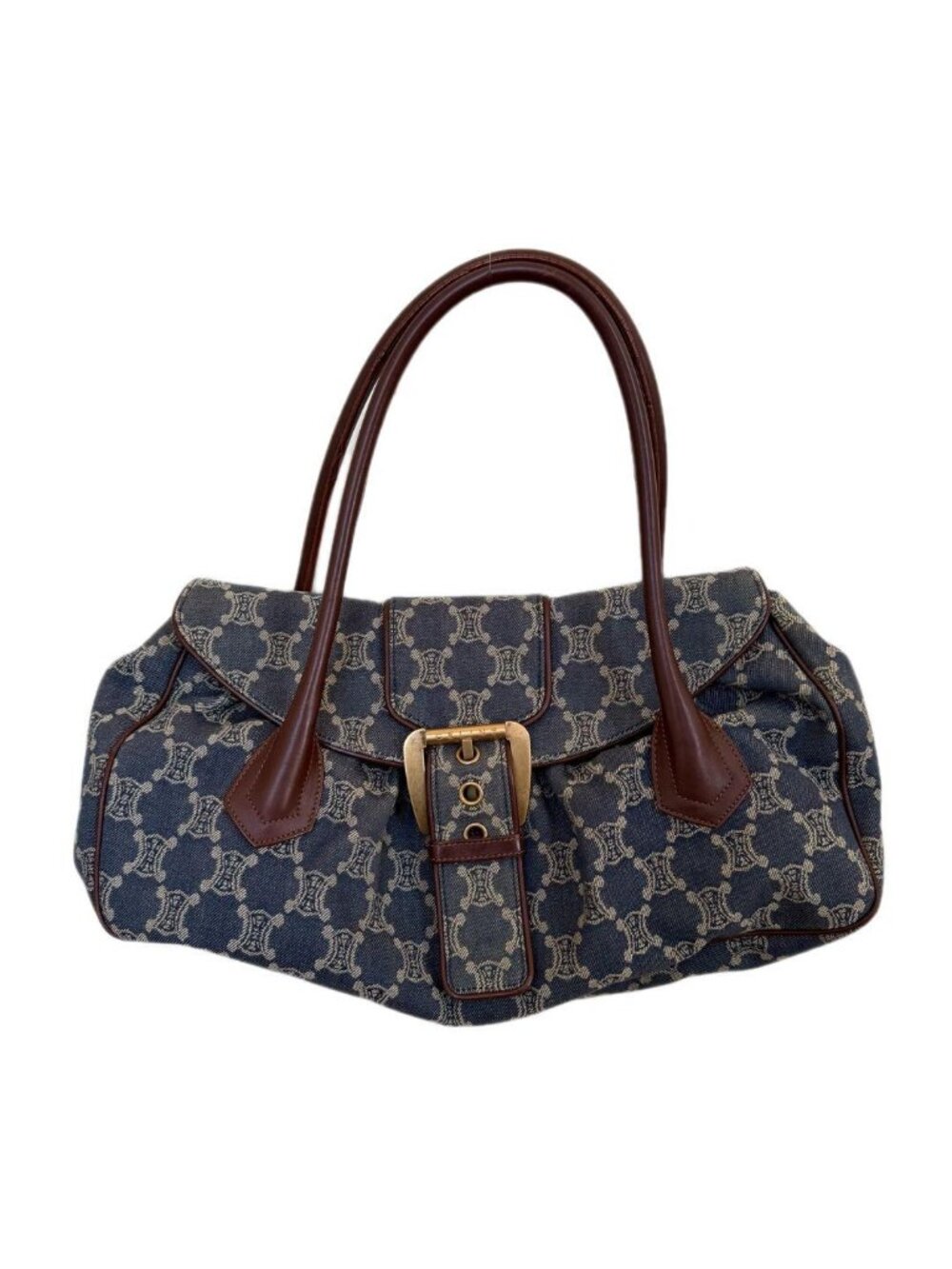 Celine Vintage Denim Shoulder Bag